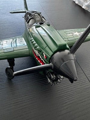 1994 GI Joe  P-40 Warhawk and Sgt. Savage Near Complete. TESTED
