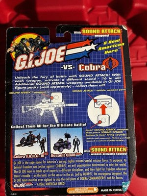 Vintage 2002 GI Joe DUSTY VS DESERT COBRA CLAWS Action Figure Toy Hasbro NEW!
