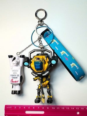 Funko Pop Destiny Sweeper Bot 342 Summer Convention 2018 Keychain With Cow