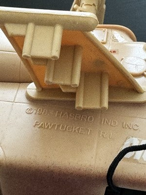 GI-JOE Locust Tan Dragonfly Helicopter Hasbro Pawtucket 1983 Rare. Near Complete