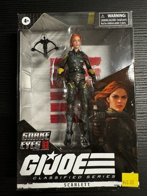 G.I. Joe Classified Series Snake Eyes Origins SCARLETT #20 Hasbro Figure New!