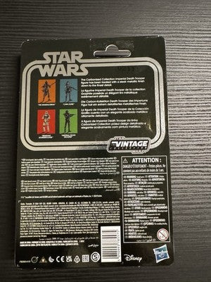 Star Wars Mandalorian Death Trooper 4" Action Figure Vintage Carbonized Graphite