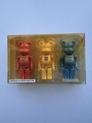 MEDICOM TOY SUPER SONIC BE@RBRICK FIGURES. 2001