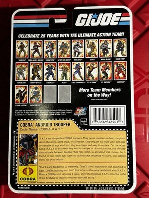 G.I. Joe 25th Cobra Android Trooper Cobra BAT