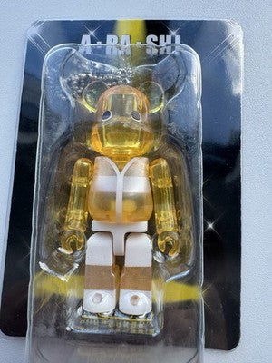 ARASHI EXHIBITION JOURNEY x MEDICOM yellow BEARBRICK Ninomiya Kazunari Japan LTD
