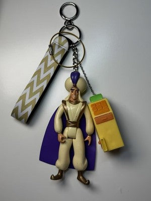 Keychain Aladdin Prince Ali  Mattel Disney Action Figure With ATM