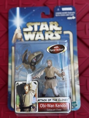 Star Wars: AOTC (2002) - Obi-Wan Kenobi Coruscant Chase - Action Figure - Hasbro