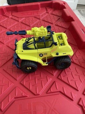 Vintage 1990 Hasbro GI Joe Badger Green Jeep ATV - Incomplete. Sold As Is.