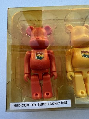 MEDICOM TOY SUPER SONIC BE@RBRICK FIGURES. 2001