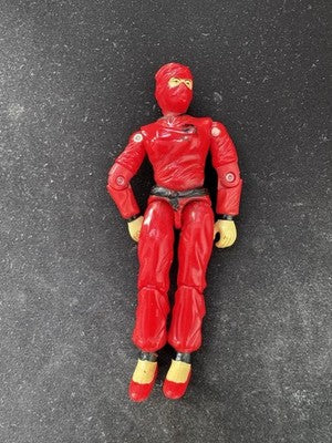 Vintage, Hasbro, GI JOE Figure, 1987 (v1) JINX Ninja Intelligence. Sold As Is.