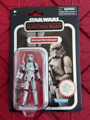 Star Wars Vintage Collection Mandalorian Remnant Stormtrooper Carbonized 3.75"