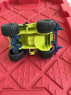 Vintage 1990 Hasbro GI Joe Badger Green Jeep ATV - Incomplete. Sold As Is.