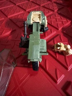 1986 GI Joe ARAH LCV Recon Sled Low Crawl Vehicle Hasbro, Windshield. As Is.