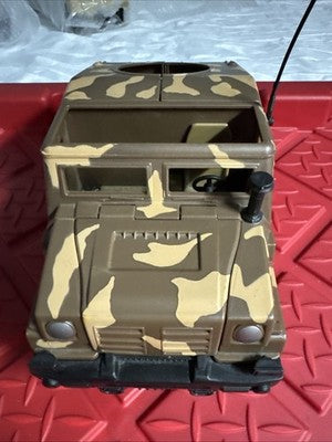 GI Joe S-4 Demo Humvee Brown 2003 Hasbro Sounds Working. Complete.