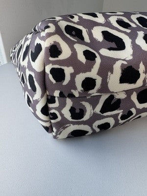Auth GUCCI leopard Hand Bag Tote Bag