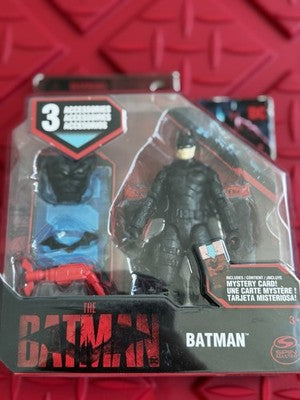 DC The Batman Movie BATMAN 4” Action Figure 2022 Spin Master FACTORY SEALED!