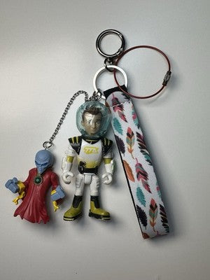 Keychain Disney Junior Miles From Tomorrowland Dad Leo Callisto And Krona.