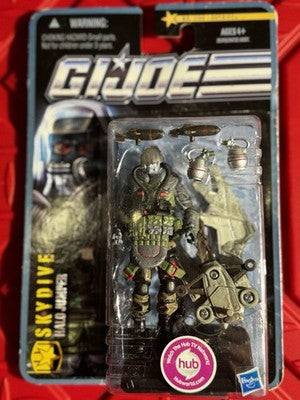 GI Joe Skydive 4" Action Figure 2010 MOC Hasbro POC Pursuit Cobra 25th Halo Jump