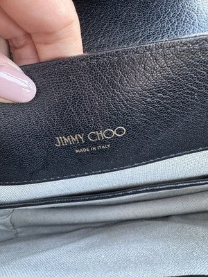 Jimmy Choo Womens Black Leather Rebel Medium Tote Handbag