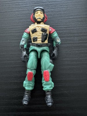 G.I. Joe Vintage LIFT TICKET V1 3.75" Action Figure Loose 1986