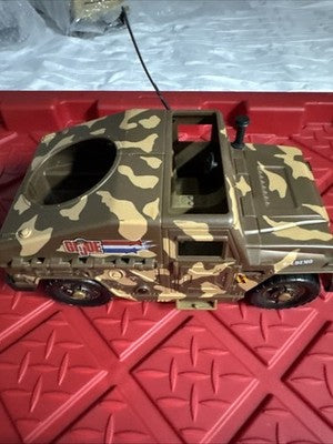 GI Joe S-4 Demo Humvee Brown 2003 Hasbro Sounds Working. Complete.