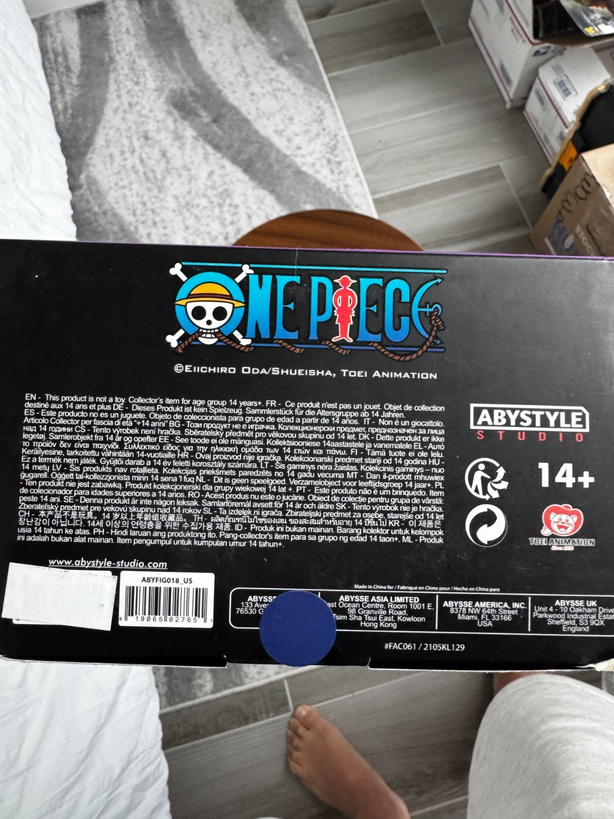 NEW SEALED! One Piece Portgas D. Ace SFC Super Figure Collection ABYSTYLE
