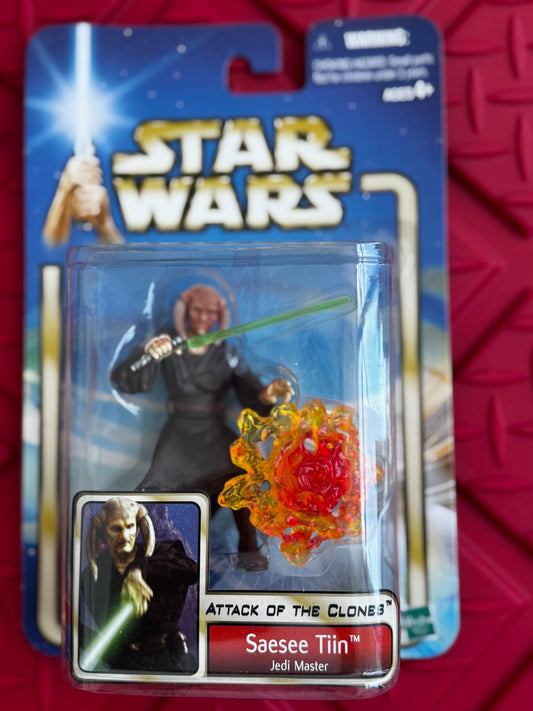 Saesee Tiin Jedi Master - 2001 - Star Wars: Attack Of The Clones - Hasbro